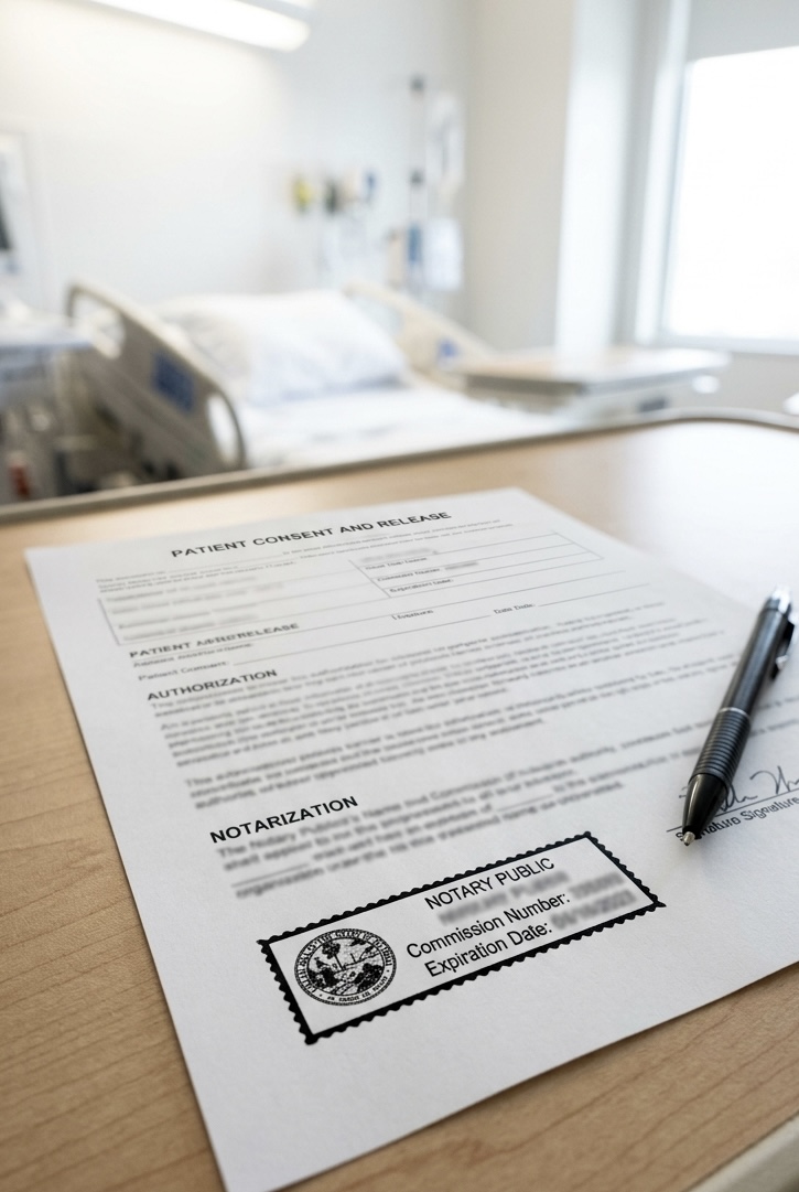 Palm Beach County hospital mobile notary service — by appointment at all West Palm Beach area medical centers