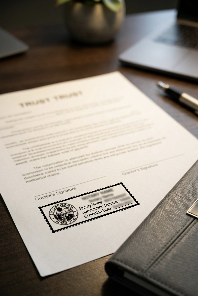 Palm Beach County mobile trust notary service at law offices and private residences
